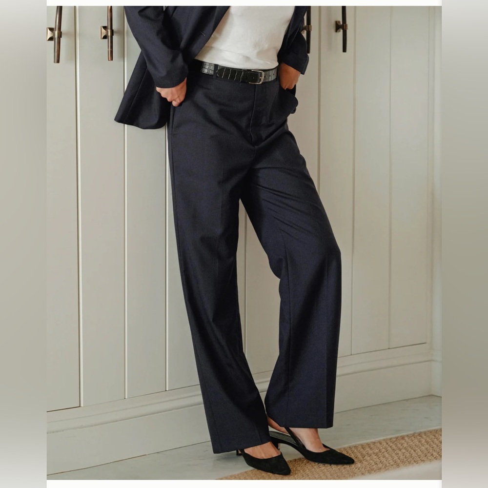 JENNI KAYNE Brentwood Trouser Dark Navy Pants in Size 0